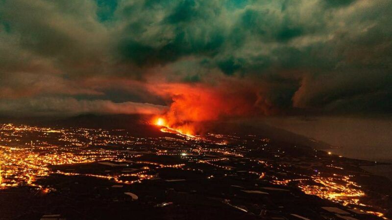 L’éruption de décembre 2021 du Cumbre vieja, île de la Palma, Canaries 
